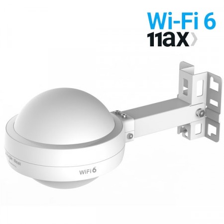 Reyee RG-RAP6262(G) Wi-Fi 6 AX1800 Outdoor Omni-directional Access Point, 2 x Gigabit Port, 802.3at PoE Supprot, IP68 Waterproof Protection, Ruijie Cloud app management