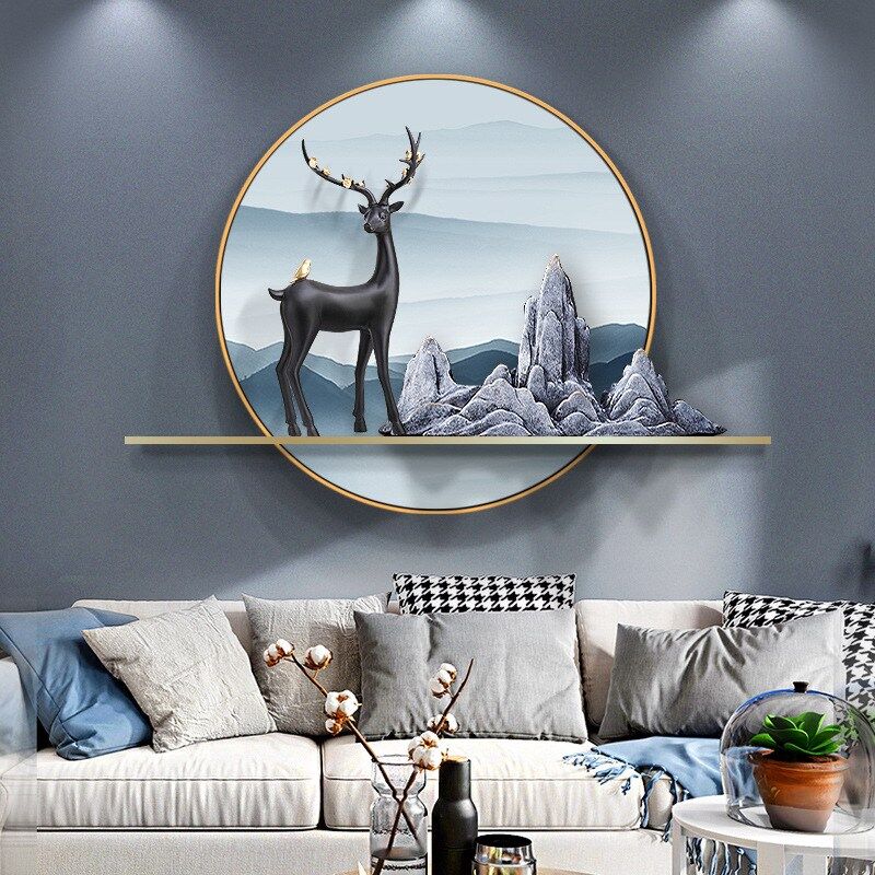 C1044G002 SOSHOKU ภาพติดผนัง ของตกแต่งผนัง ของตกแต่งคิดผนัง ภาพแขวนผนัง ฉากติดผนังตกแต่งบ้าน เพิ่มความโดดเด่นให้กับบ้าน