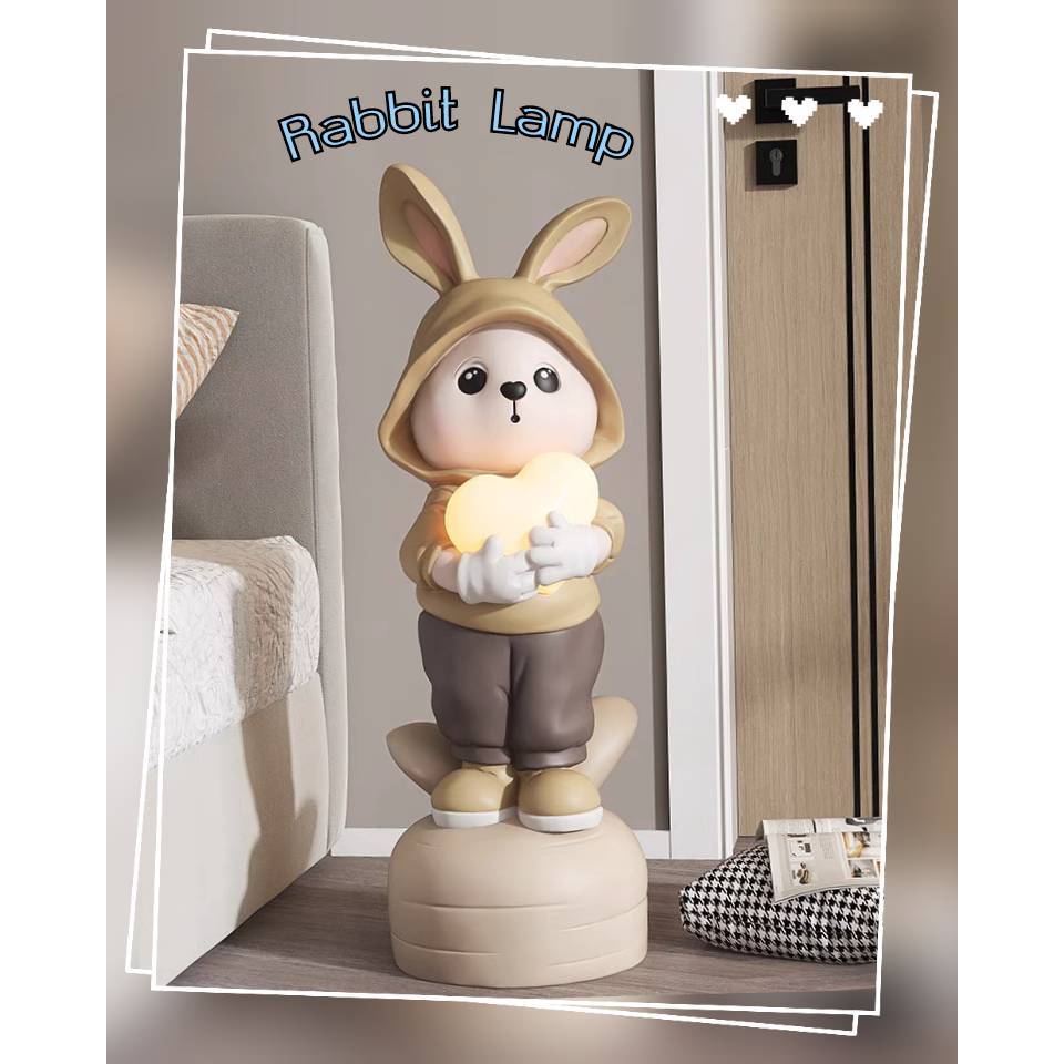 CT197A177 SOTMIA Rabbit Lamp โคมไฟตั้งพื้น โคมไฟตั้งโต๊ะ โมเดลกระต่าย