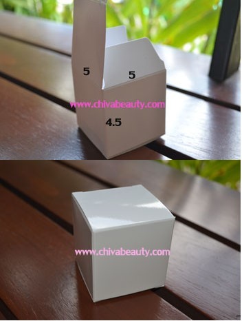ขายส่ง ปลีก บรรจุภัณฑ์ กล่องใส่ ครีม ขนาด 5(กว้าง) * 5(ยาว) * 4.5(สูง) cm ราคา 15 บาท