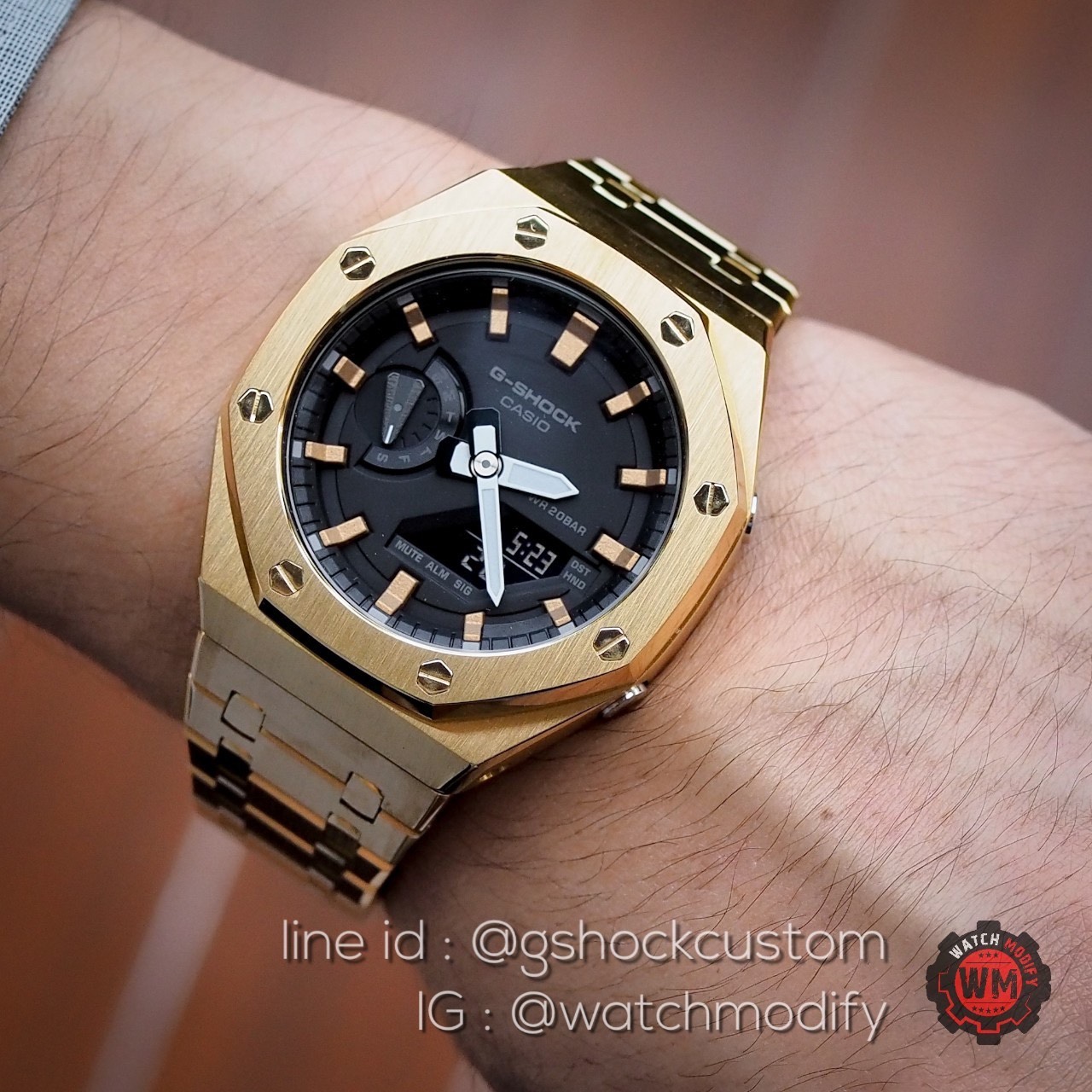 G-Shock Casioak Custom AP Gold Upgrade