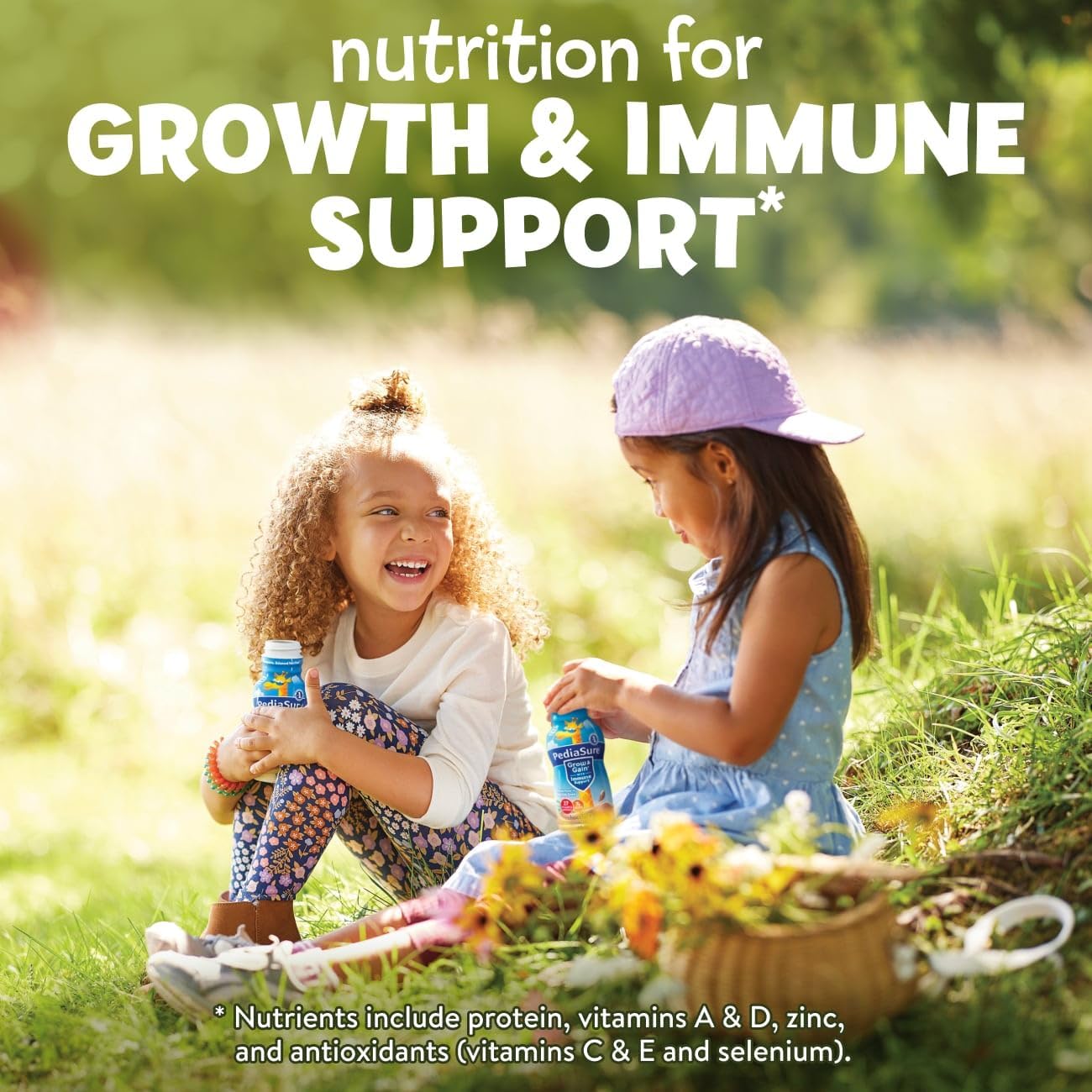 พรีออเดอร์ PediaSure Grow & Gain Protein Shake แพค 6 ขวด นมพร้อมดื่มสูตรเพื่อช่วยให้เด็กเติบโต