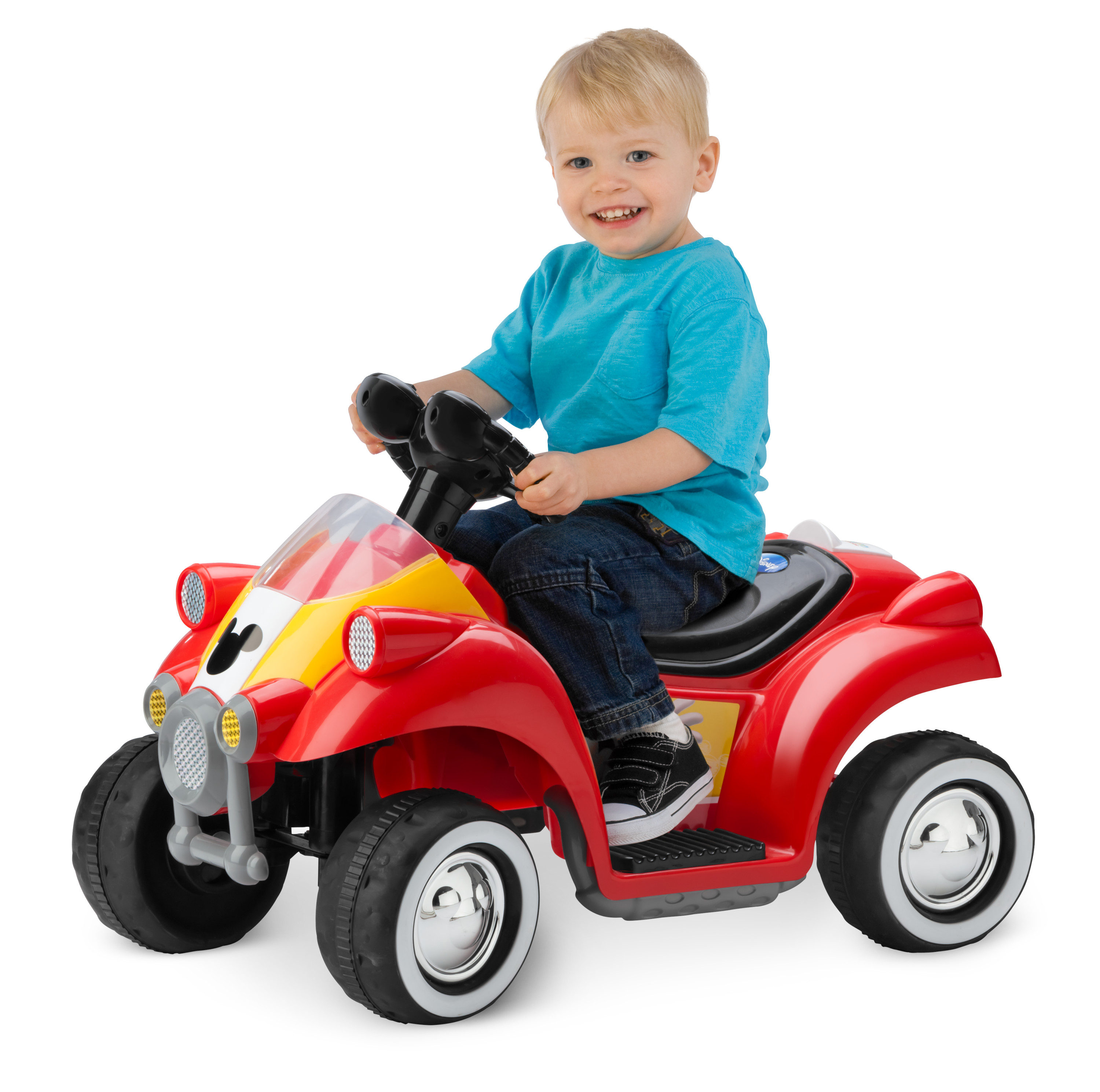 Kid Trax Mickey Mouse Hot Rod 6 Volt Toddler Quads รถแบตเตอรี่เด็ก