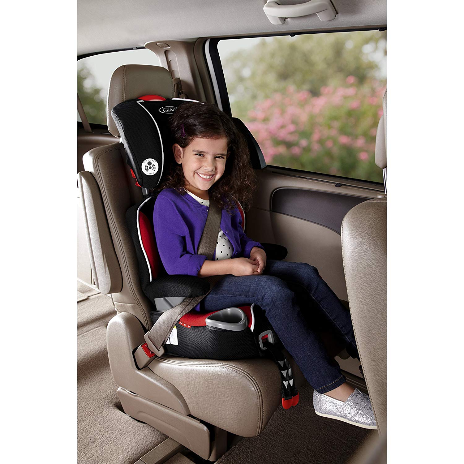 Graco Affix Youth Booster Seat with Latch System - Atomic คาร์ซีท ที่นั่งนิรภัยสำหรับเด็ก