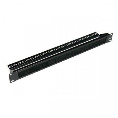 Link US-3055 Brush Cable Management PANEL 1 U with Management bar