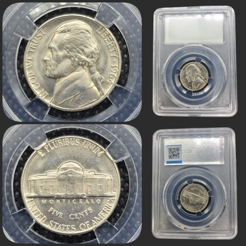 Jefferson Nickel 1964D