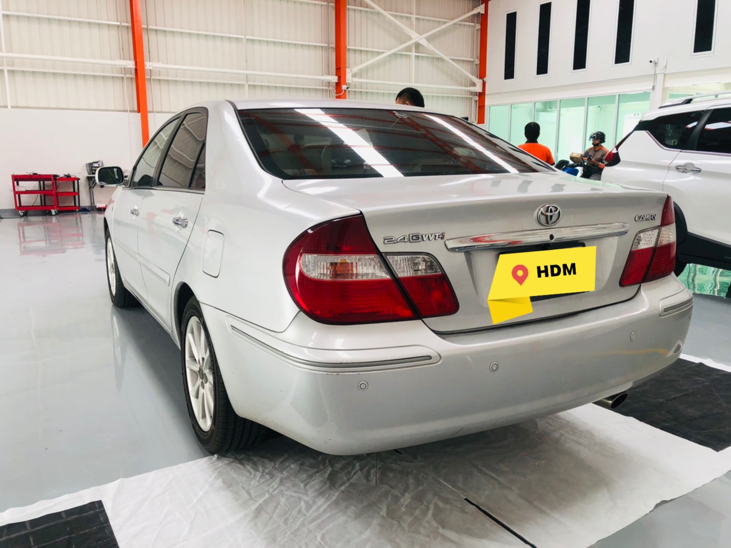 งานติดตั่้ง Toyota Camry 2009 กับจอและกล้องรอบคัน 360 ของ HDM 3D PRO+