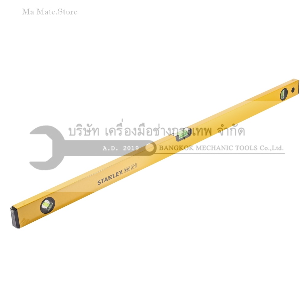 STANLEY ระดับน้ำ Standard Box Beam 39 นิ้ว (100 ซม.) รุ่น STHT42813 ผลิตจากอลูมิเนียม มีลูกน้ำ 3 ลูก น้ำหนักเบา เหมาะกับการใช้งานทุกประเภท