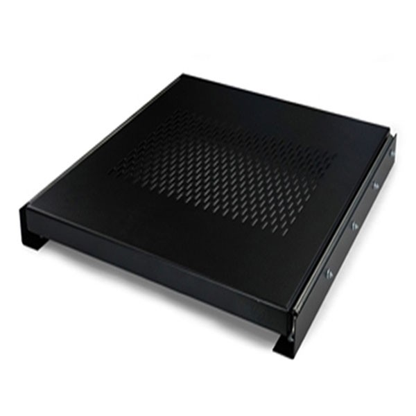 19" GERMANY G7-03095B Slide Component Shelf Deep 95 cm For Rack 110 cm., Black Color