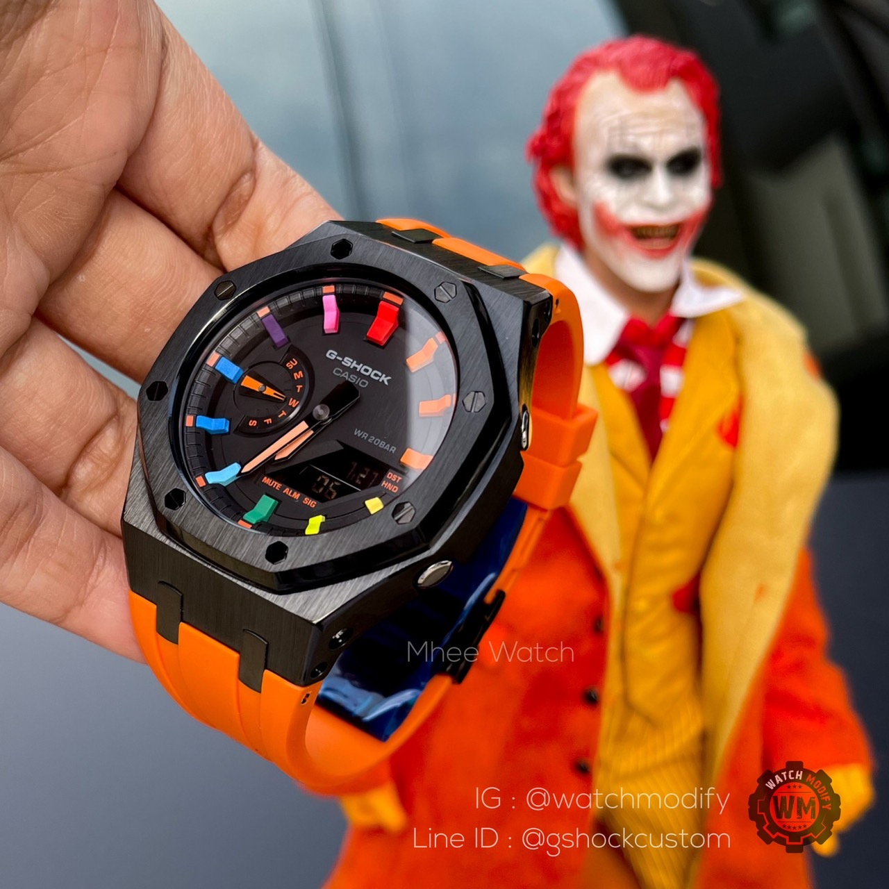 G-Shock AP Casioak Rubber Mc’Donales Joker Mod