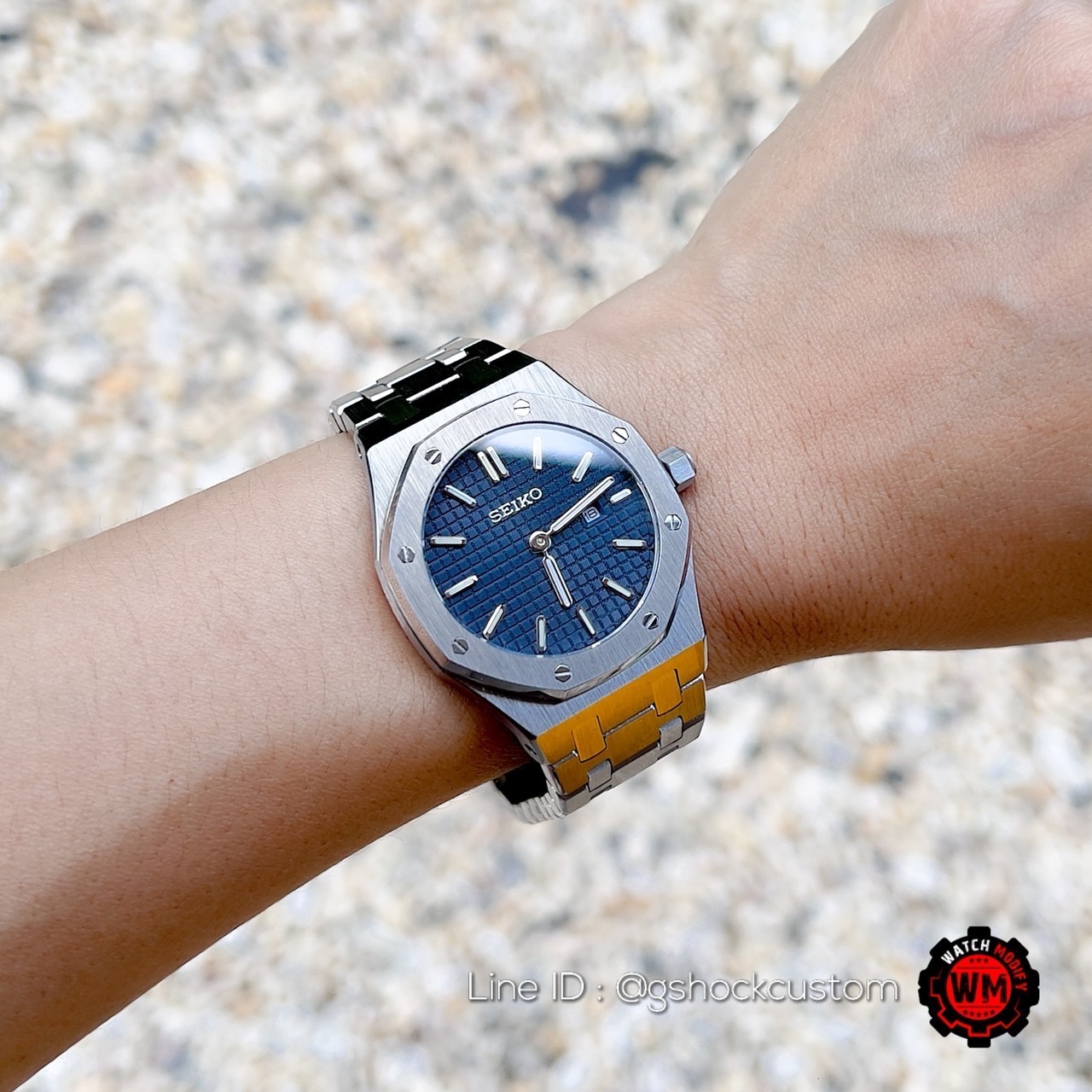 SeikoMod AP Design Blue Dial For Lady 31MM
