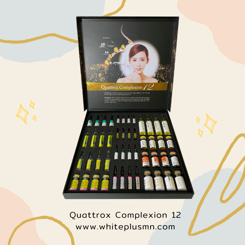 Quattrox Complexion12 Infusion Whitening Korean Original