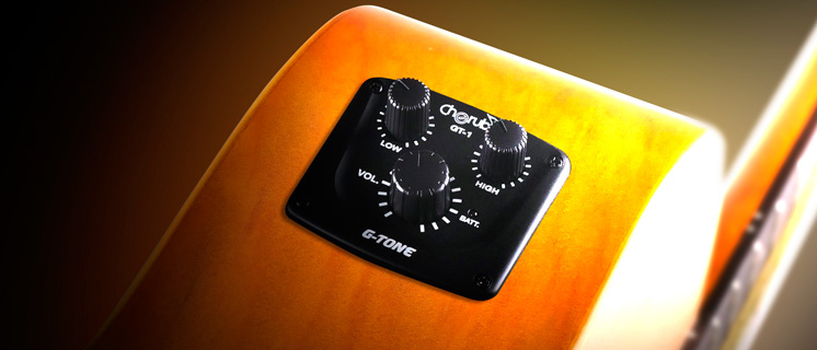 ปิคอัพกีตาร์โปร่ง Cherub GT-1