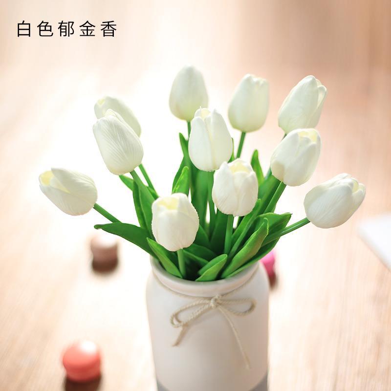 ดอกทิวลิป Tulips ดอกไม้ปลอม ตกแต่ง ดอกไม้พลาสติก ST503E817