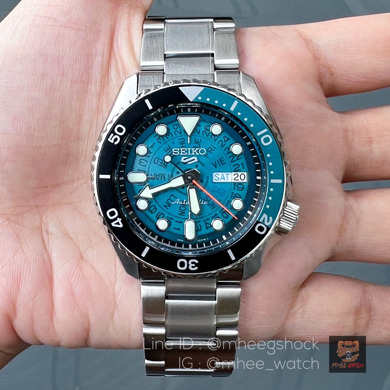 New Arrivals Seiko 5Sports Skeleton Dial (Time Sonar) SRPJ45K1