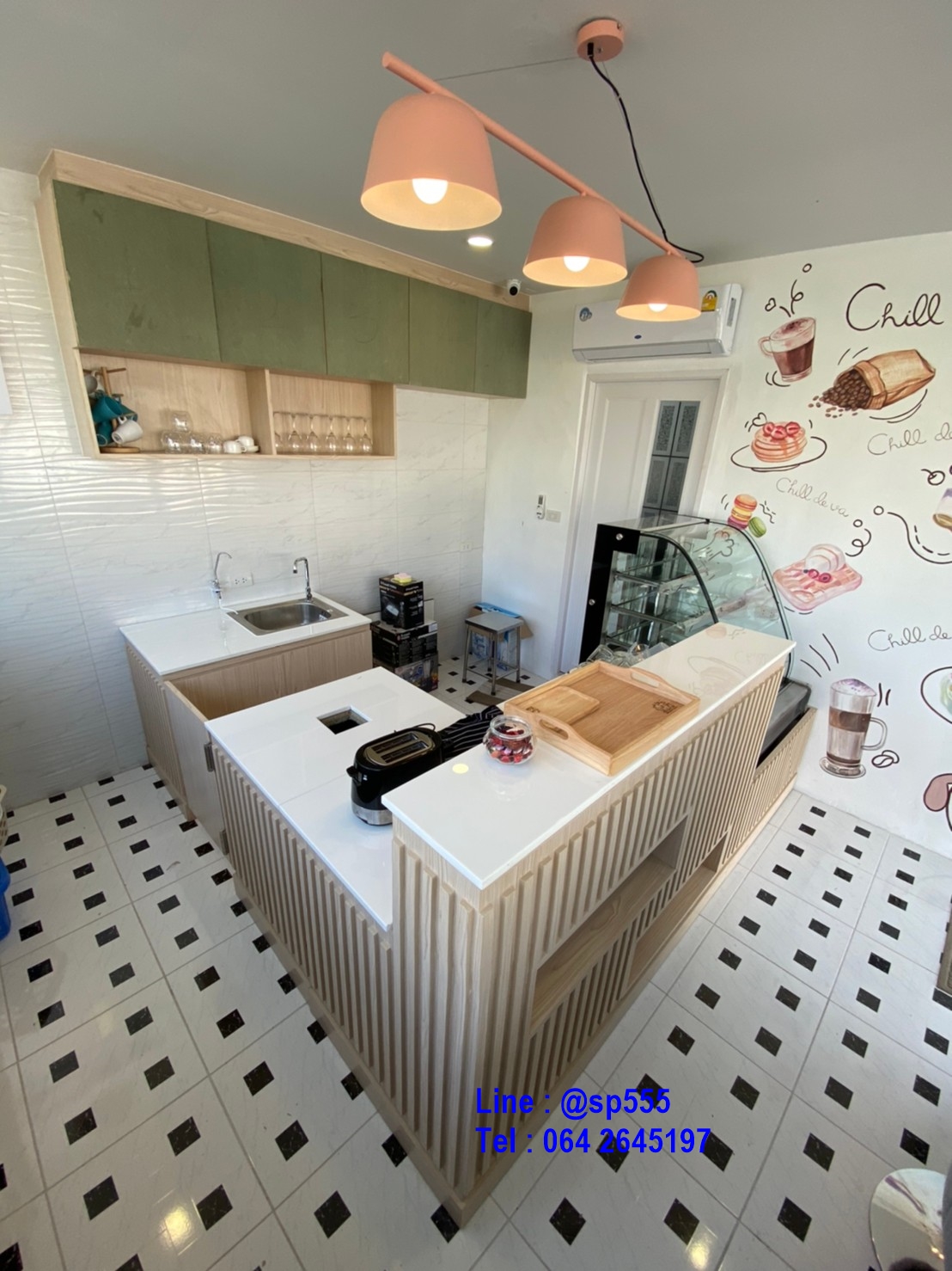 เคาเตอร์กาแฟ ชิลล์ดีว่าคาเฟ่ Chill De Va Cafe