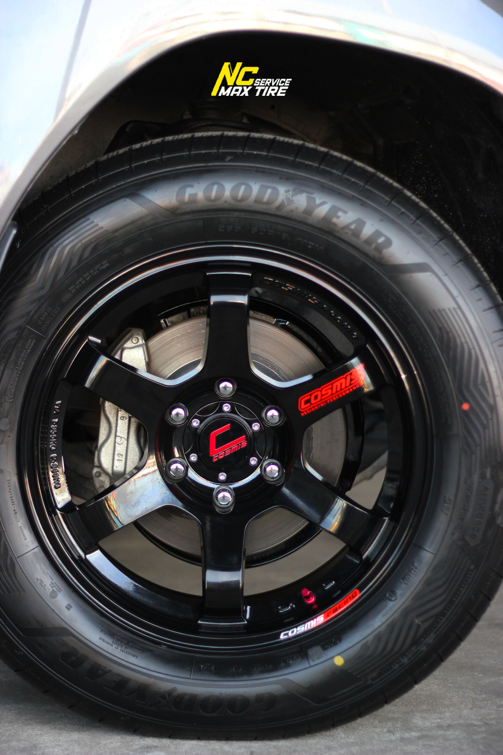 ล้อแม็กขอบ18 / Cosmis / RG-06S / CustomColor / 18x9.0 6H139.7 ET0 / Goodyear / Assurance Maxguard Suv / 265/60R18