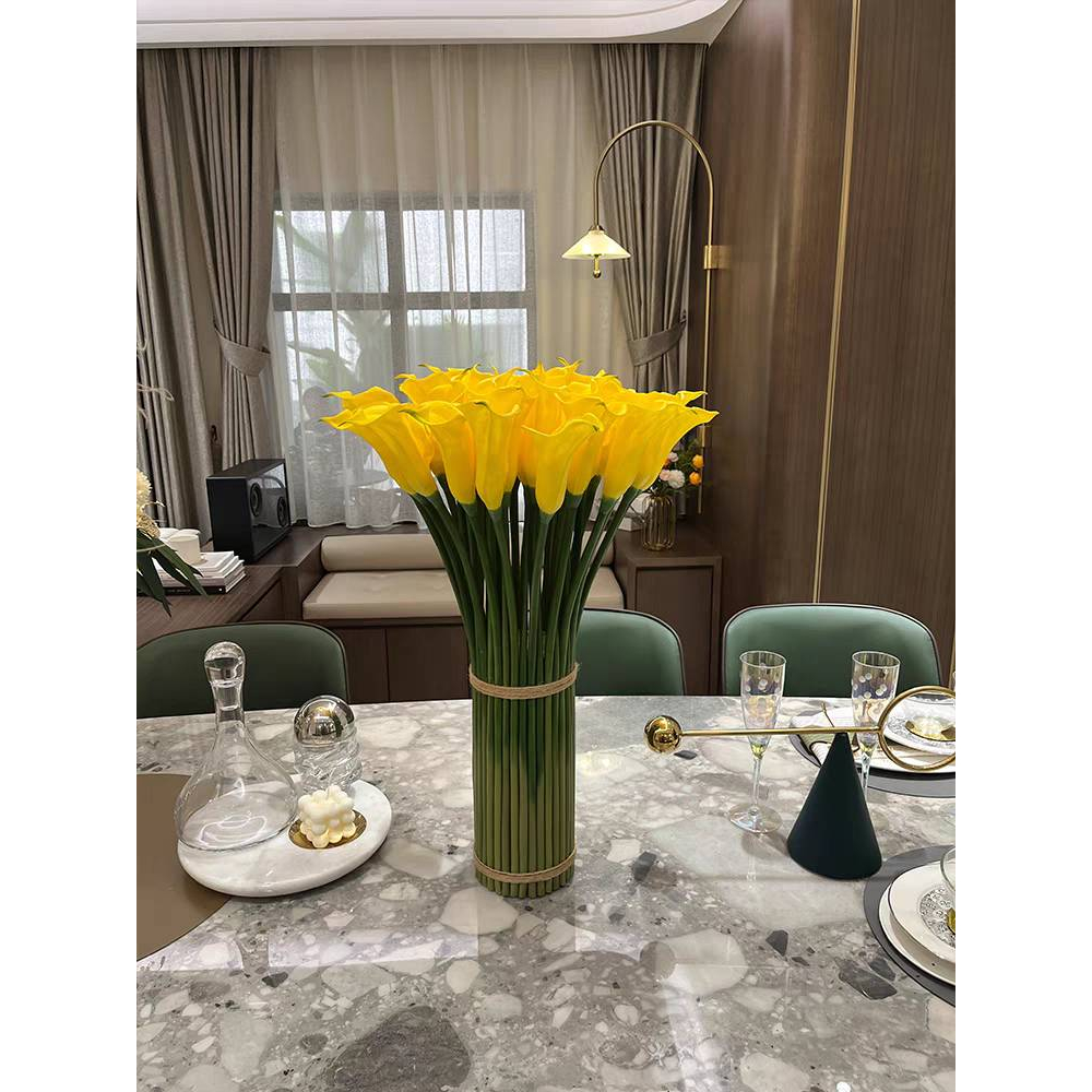 CT182E027 DECHOME ดอกไม้ Calla Lily ดอกไม้ปลอม ดอกไม้ตกแต่งโต๊ะ ดอกไม้ตกแต่งบ้าน