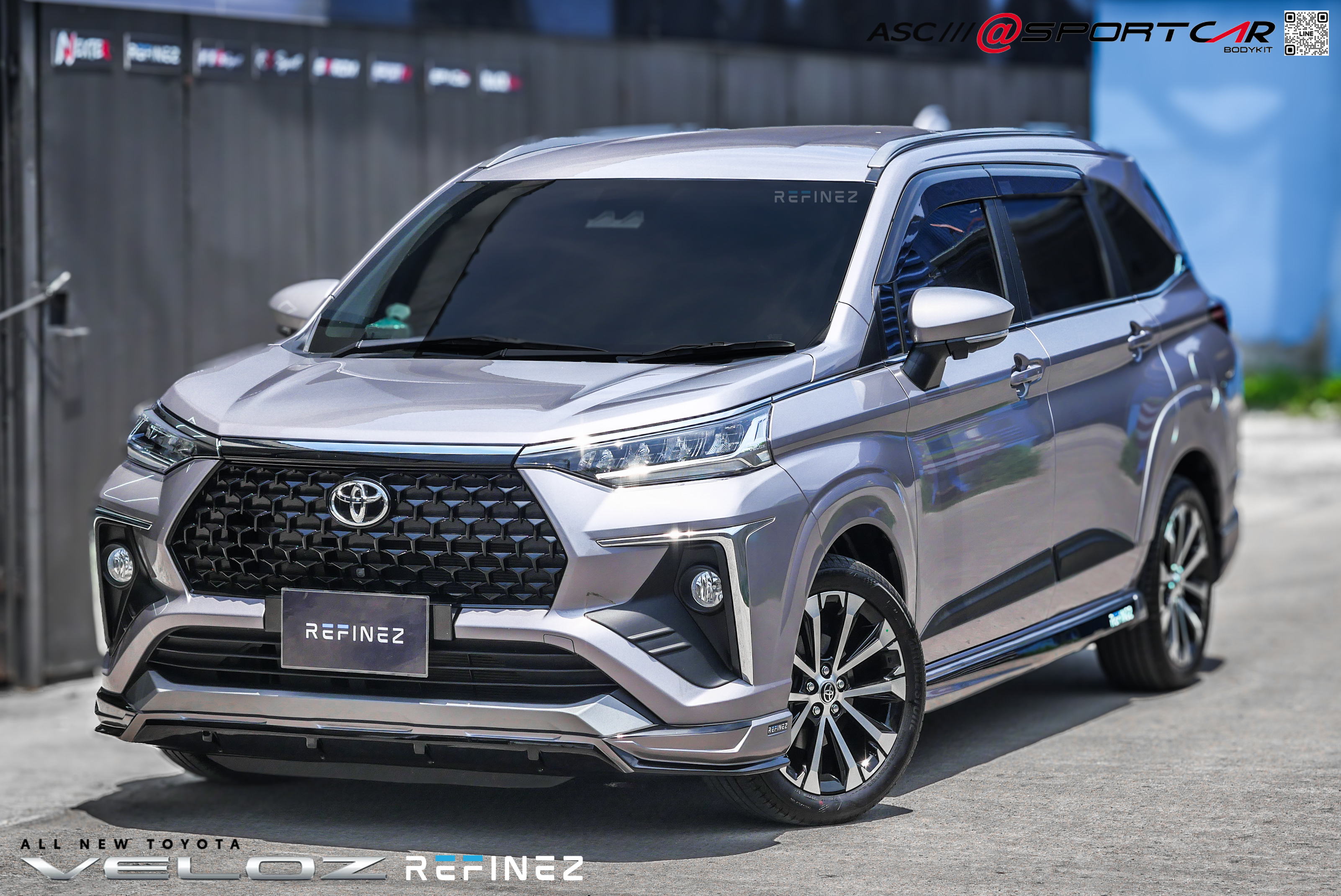 ชุดแต่ง Veloz ทรง Refinez by ASC - เวลอสแต่ง, ชุดแต่งเวลอส, Veloz แต่งสวย, สเกิร์ต เวลอส, เวลอสแต่ง VIP, อุปกรณ์ตกแต่งเวลอส