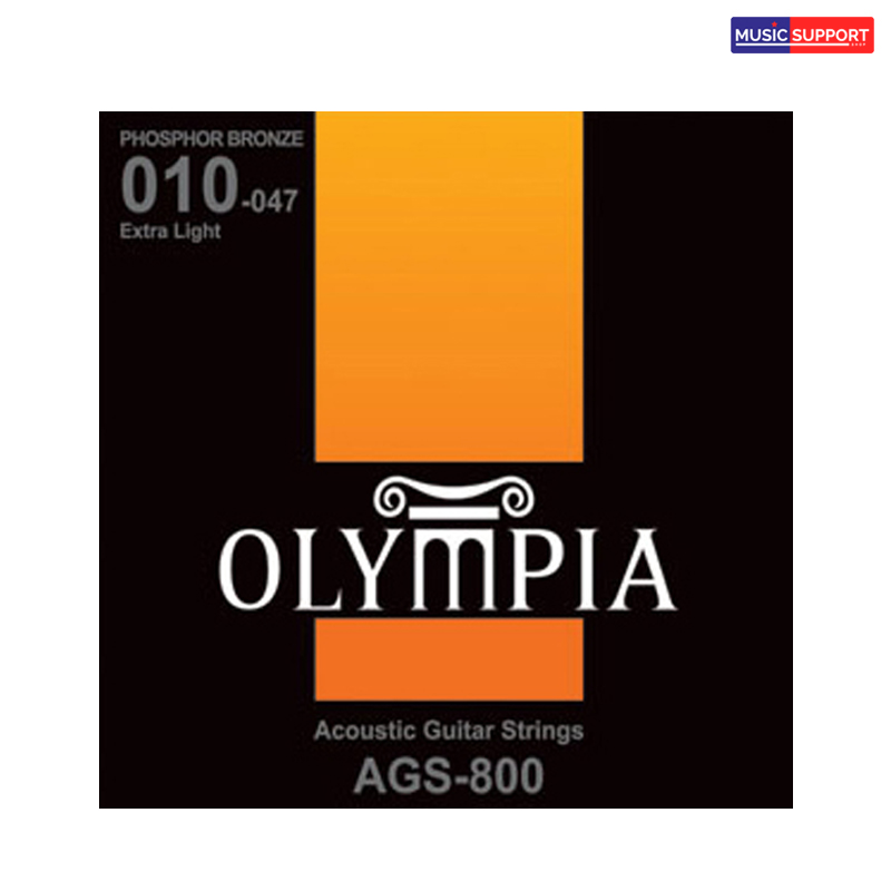 สายกีตาร์โปร่ง Olympia AGS-800 (10-47)