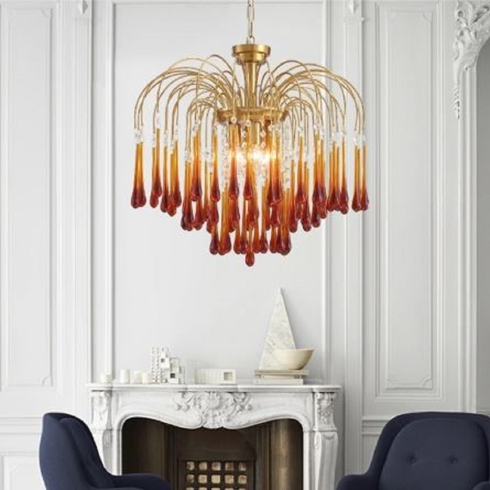 CT238A308 SOTMIA โคมไฟระย้า โคมระย้าแก้ว Chandelier Lighting