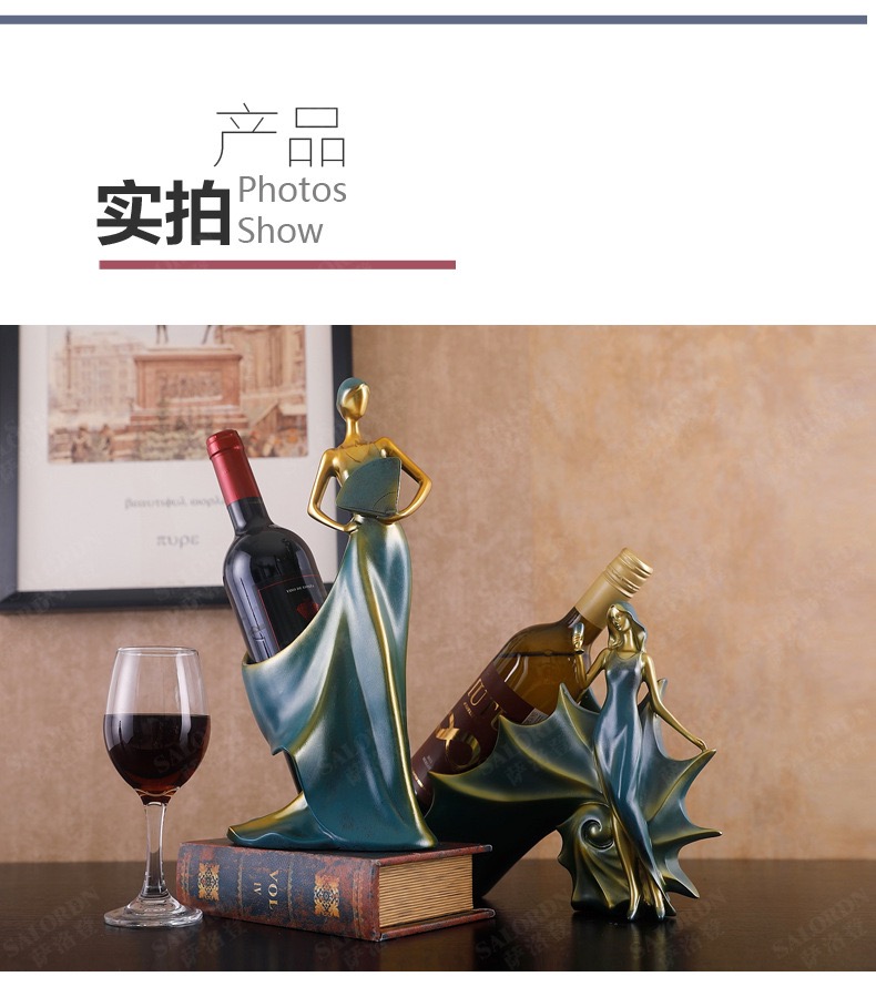 C1013D001 HOMMY ที่ใส่ขวดไวน์ ที่ใส่ไวน์ ที่วางไวน์ WINE RACK DECORATION ของแต่งห้อง แต่งห้อง ตั้งโชว์ ของขวัญ