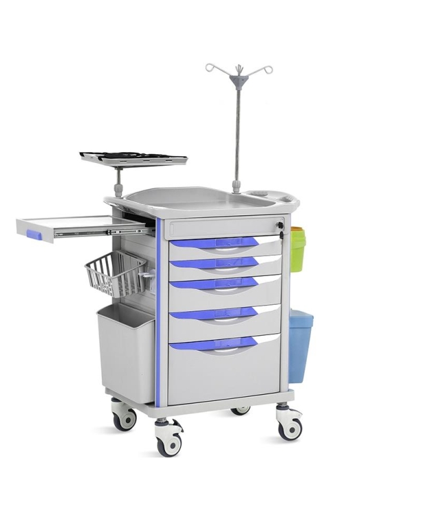 รถเข็นทางการแพทย์ SAIKANG รุ่น SKR054-ET77A ( Medical Emergency Trolley )
