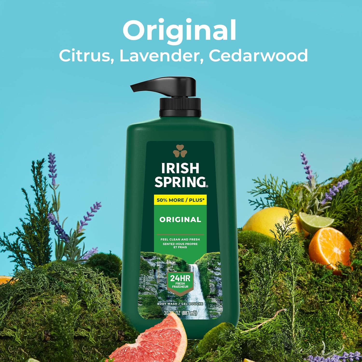 เจลอาบน้ำผู้ชาย Irish Spring Body Wash for Men, Original Clean