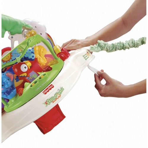Fisher Price Rainforest Jumperoo จั๊มเปอร์ของเล่นกระโดด หน้ากบ พับได้ นำเข้าจากอเมริกา
