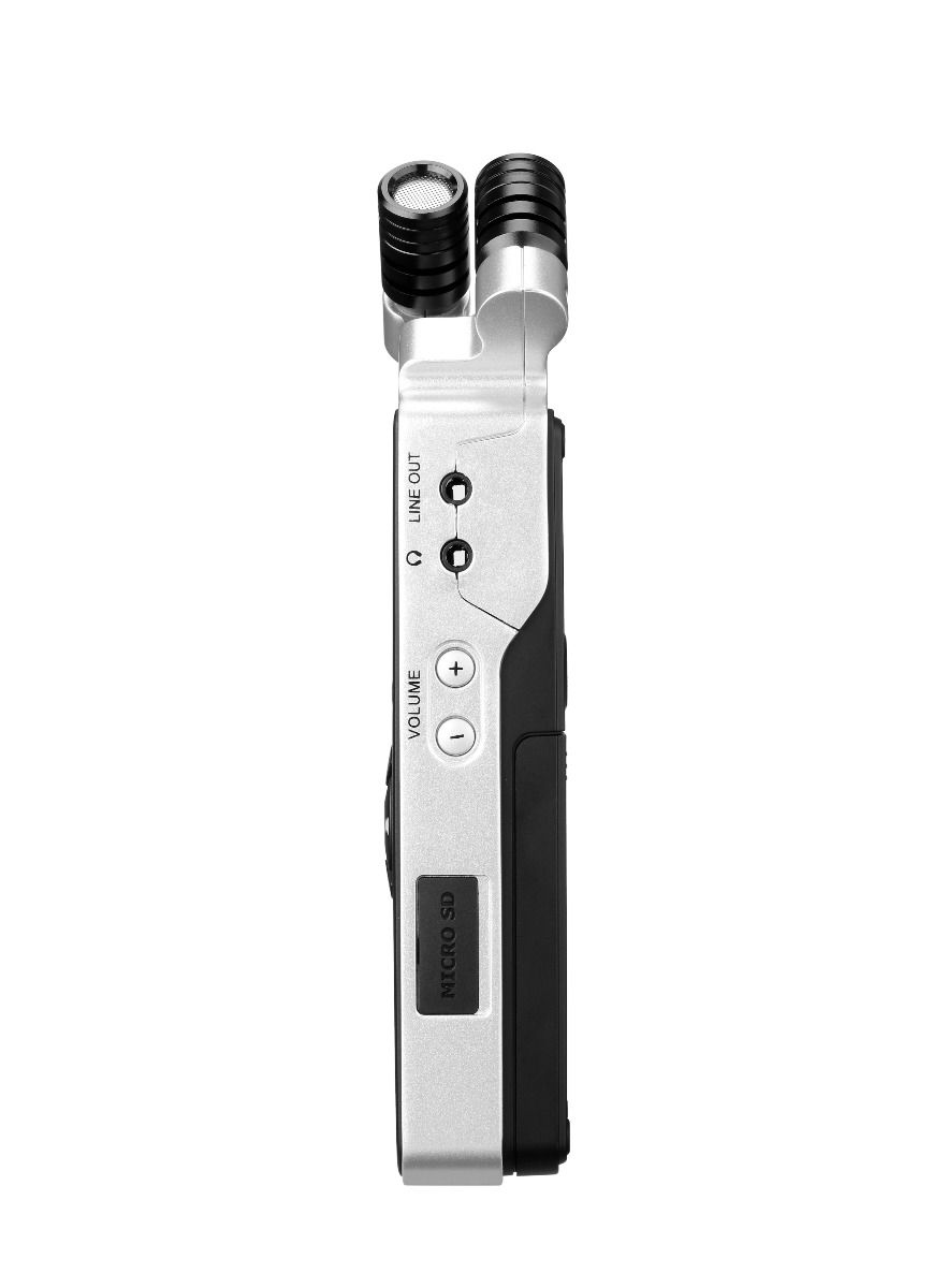 Saramonic SR-Q2M เครื่องบันทึกเสียงแบบพกพาพร้อมไมโครโฟน Stereo รูปแบบ X / Y ในตัว มีช่อง Line Out แบบ 3.5 เพื่อบันทึกผ่านกล้องหรือโทรศัพท์มือถือ และอุปกรณ์อื่นๆ (ต่างจาก SR-Q2 เรื่อง วัสดุตัวเครื่องทำจาก อลูมิเนียม และมี Remote Control กับ Lavalier Microp