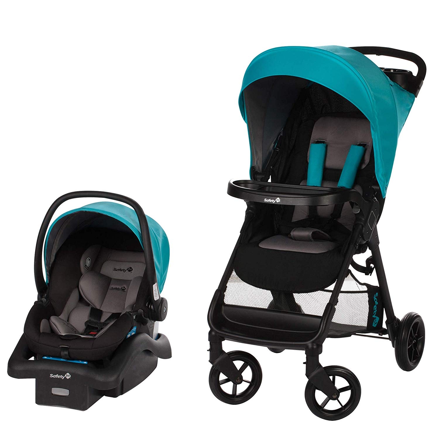 Safety 1st Smooth Ride Travel System with onBoard 35 Infant Car Seat, Lake Blue ส่งด่วน ส่งฟรี Kerry Express