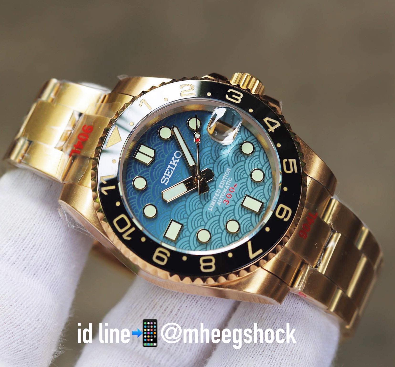 Seiko Modify Yellow Gold Wave Dial หน้าปัดตัวนี้หายากมากสวยมาก