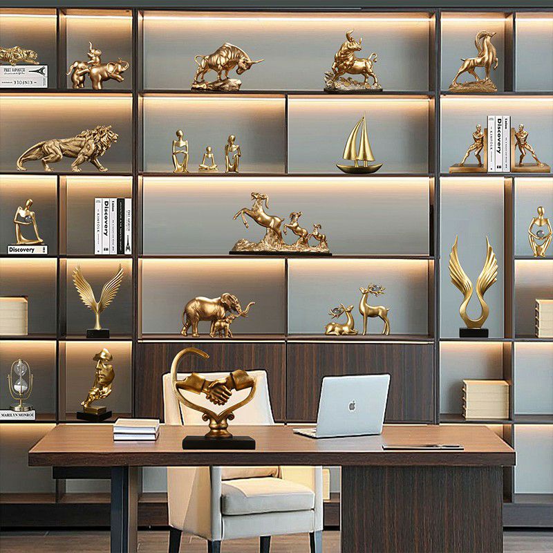 CT153B107 FAMITOSS โมเดลแต่งบ้านสีทอง ของแต่งบ้านสีทอง โมเดลแต่งบ้าน โมเดลสีทอง โมเดิร์น Modern luxury Model แต่งบ้านสวย