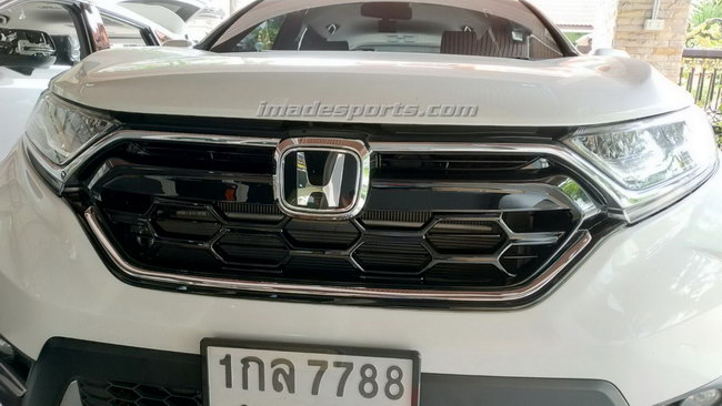 Logo H Type R สปอร์ตหน้า หลัง และพวงมาลัย (ดำ/แดง/ดำ-แดง)