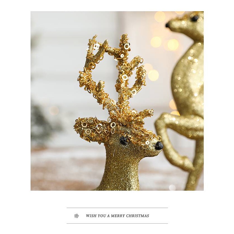 CT149B103 FAMITOSS กวางเรนเดียร์ ของแต่งคริสต์มาส กวาง ตกแต่งบ้าน Cristmas