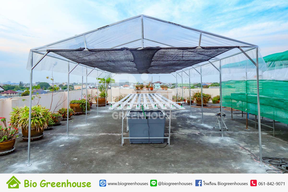 โรงเรือน พร้อมระบบไฮโดรโปนิกส์ กรุงเทพ