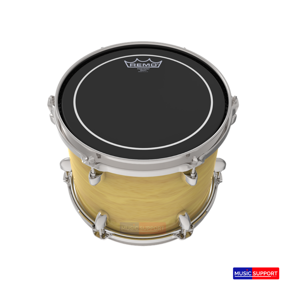 หนังกลอง Remo Pinstripe Ebony