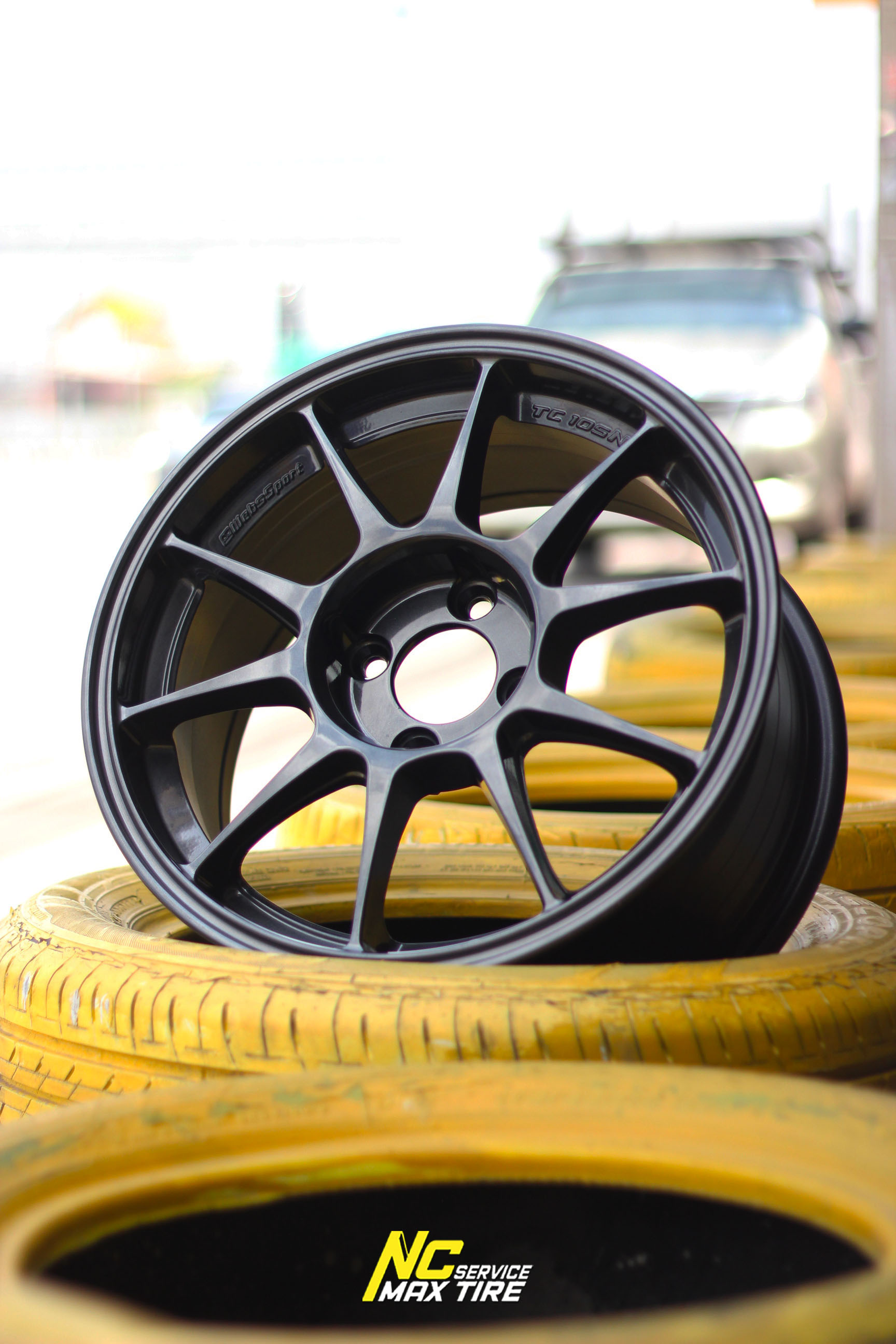 ล้อแม็กขอบ15 / WedsSport / TC105N / 15x7.0 4H100 ET35 / ล้อแม็กสีเทากัล