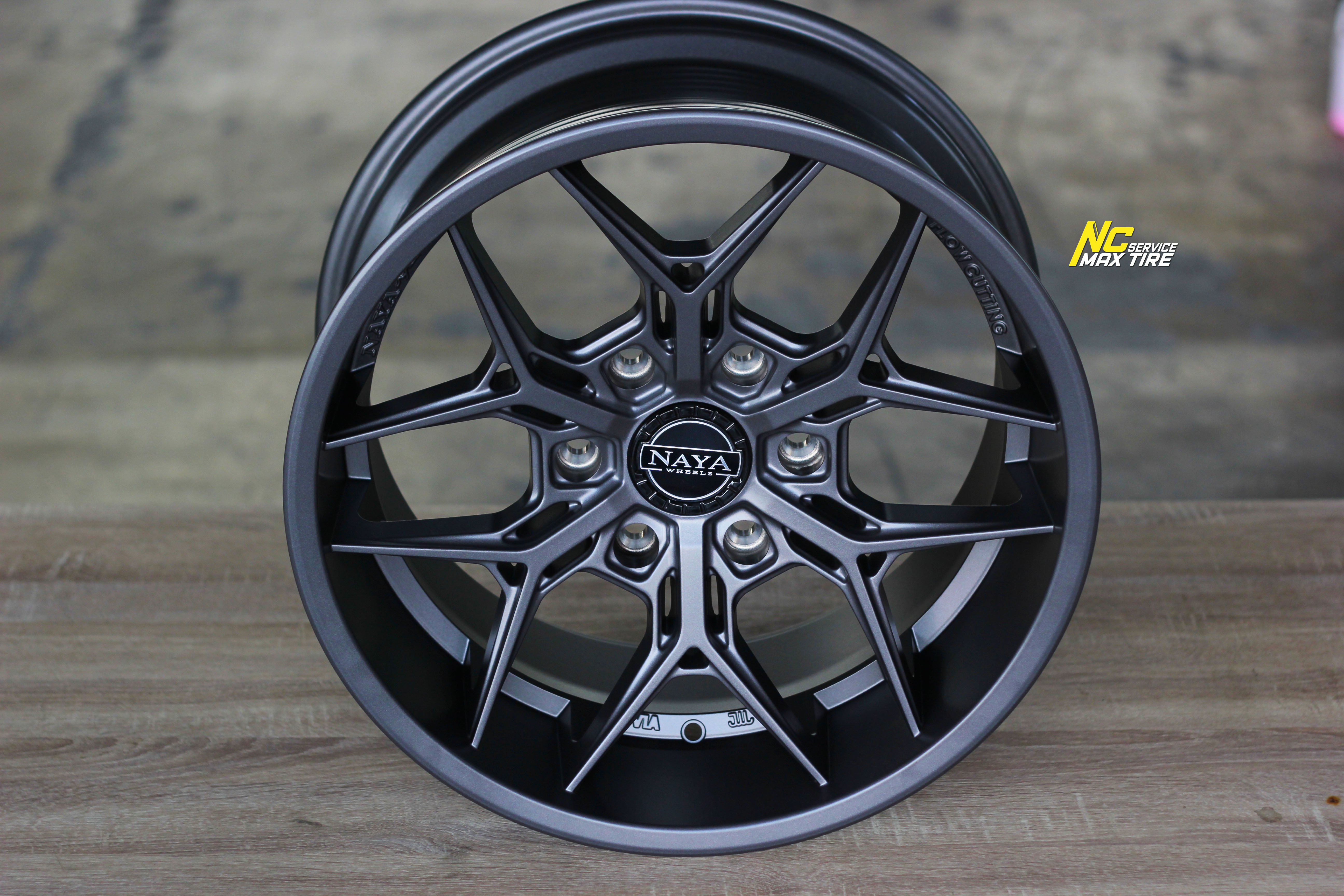 ล้อแม็กขอบ18 / NAYA / Alpha / T6 / 18×9.5 6H139.7 ET28 / ล้อแม็กสีกัลเทาเข้มทั้งวง / ล้อแม็กสำหรับรถกระบะ / SUV / PPV / ล้อแม็กสวยๆ / NC