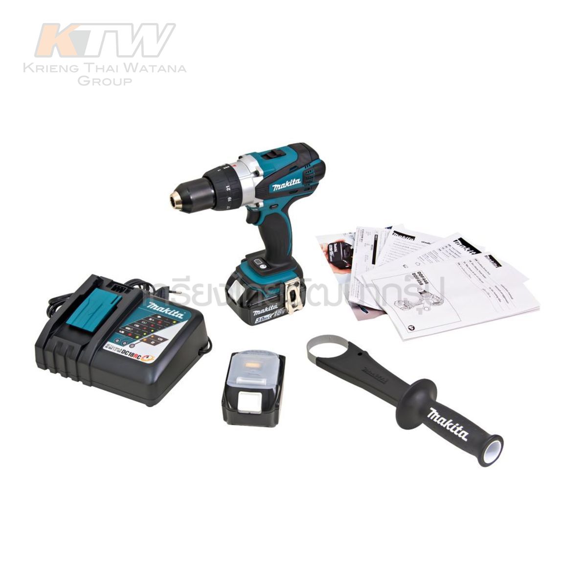 MAKITA สว่านไขควงไร้สาย(งานหนัก) ขนาด 18V รุ่น DDF-458RFE