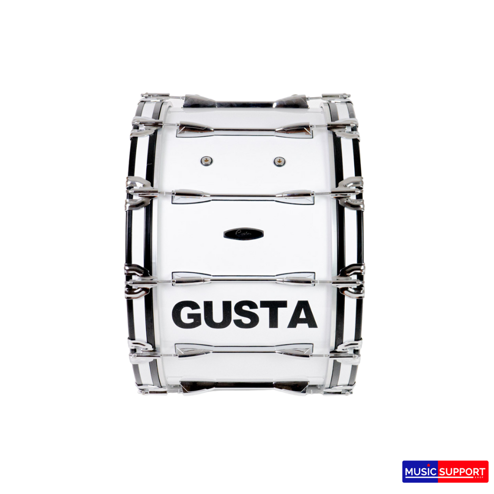 กลองใหญ่มาร์ชชิ่ง Gusta 22-26 นิ้ว 12 หลัก พร้อมชุดสะพาย