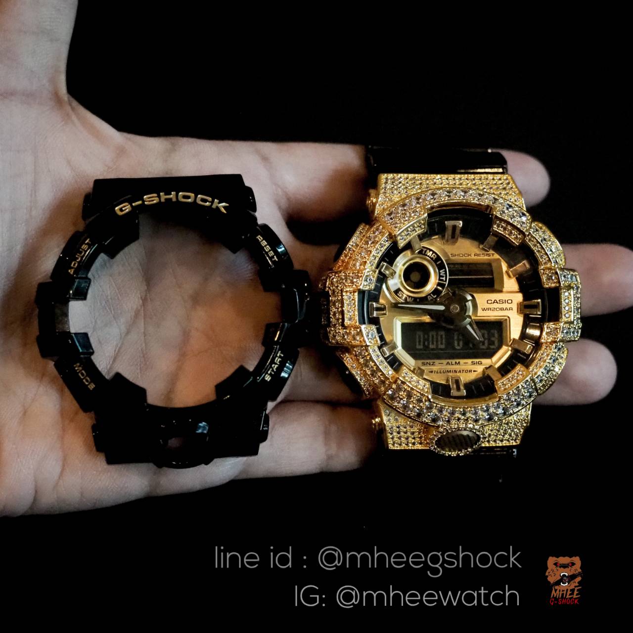 G-Shock Bling Gold รุ่น GA-710GB
