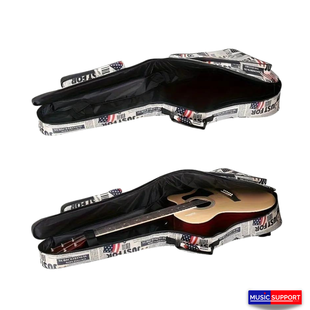THE ORBIT กระเป๋ากีตาร์โปร่ง ลายธงชาติอเมริกา