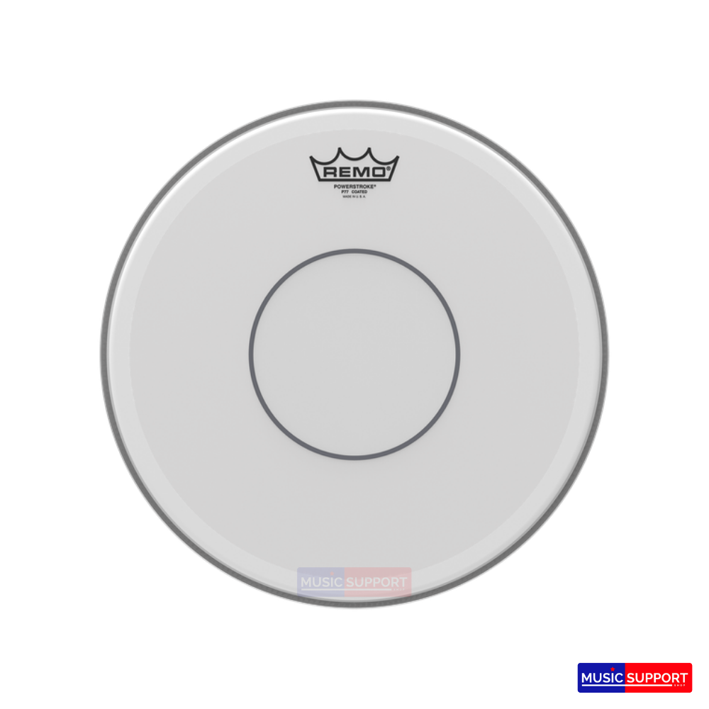 หนังกลอง Remo Powerstroke 77 Coated Clear Dot