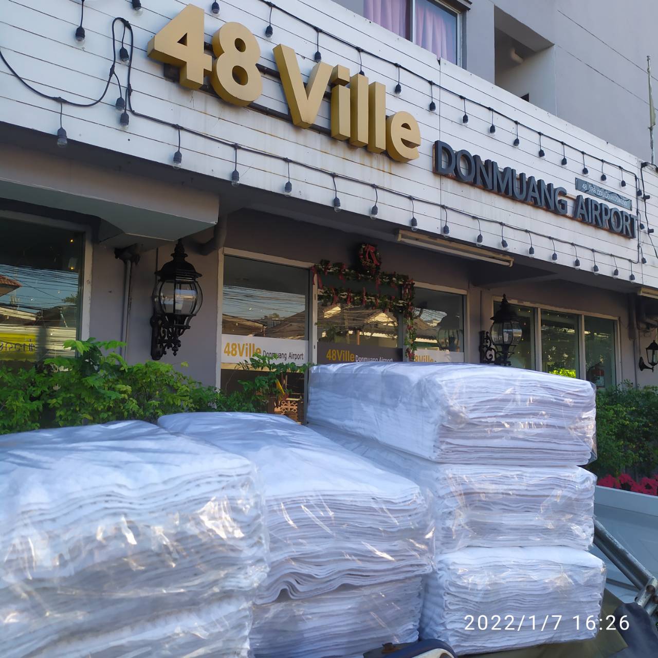 ผ้าเช็ดตัวโรงแรม 12 ปอนด์ คอตตอล 100% โหลละ
