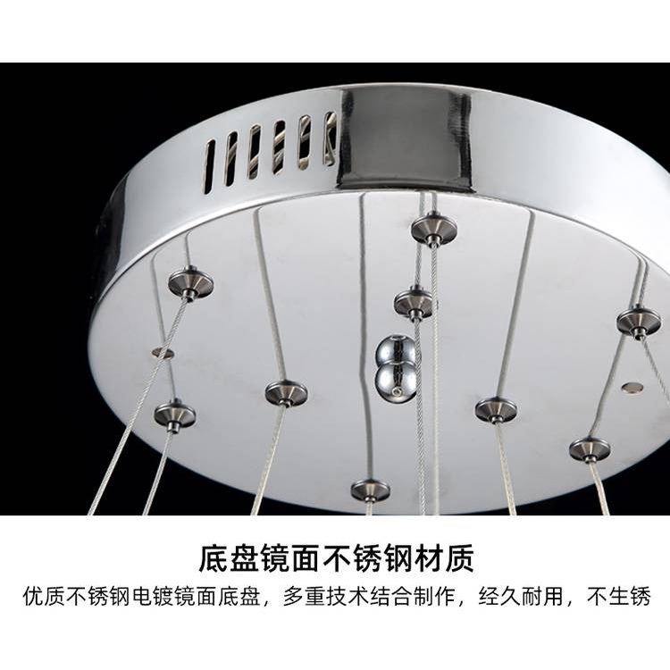 CT127A055 SOTMIA โคมไฟเพดานแบบห้อย โคมไฟคริสตัล ตัวC โคมไฟ แชนเดอเรีย โคมไฟโมเดิร์น โคมไฟโต๊ะอาหาร โคมไฟห้องนั่งเล่น