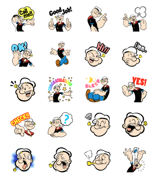 ขายสติกเกอร์ไลน์ ป๊อบอาย