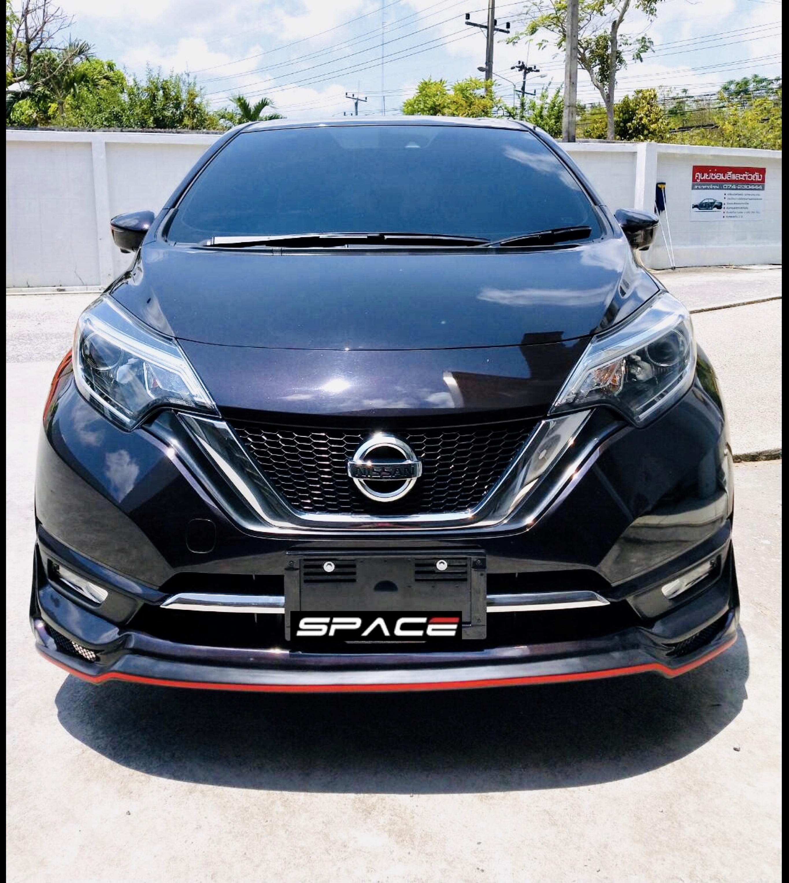 ชุดแต่งรอบคัน Nissan Note ทรง SPACE ท่อคู่สปอร์ต , สเกิร์ต นิสสันโน๊ต แต่งสวย งานคุณภาพ ราคาไม่แรง