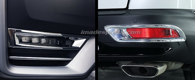 คิ้วตกแต่งกันชนหน้าและหลัง CRV (2018-2021)