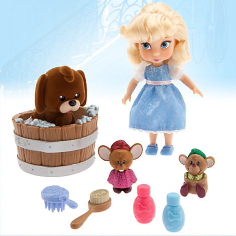 [พร้อมส่ง] Disney Animators Collection Cinderella Mini Doll Play Set - 5